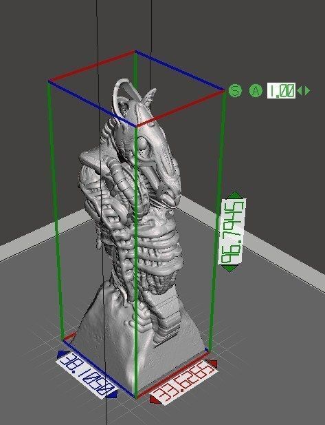 Biomechanic Chess set reloaded 3D print model_27