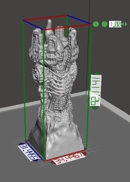 Biomechanic Chess set reloaded 3D print model_24