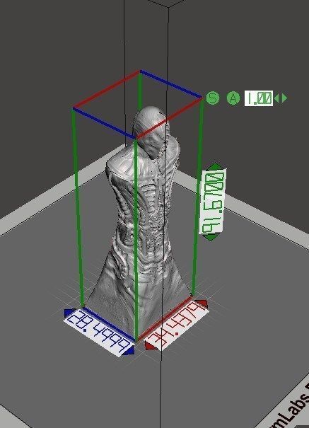 Biomechanic Chess set reloaded 3D print model_26