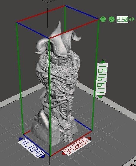 Biomechanic Chess set reloaded 3D print model_29