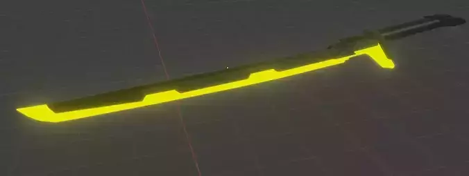 Katana sword with lights