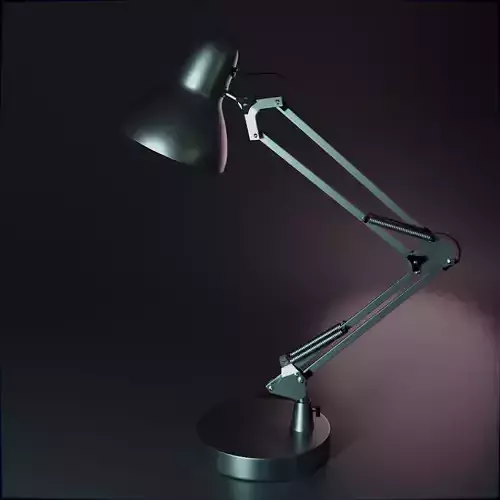 Table Lamp Functional Model Low-poly 3D model