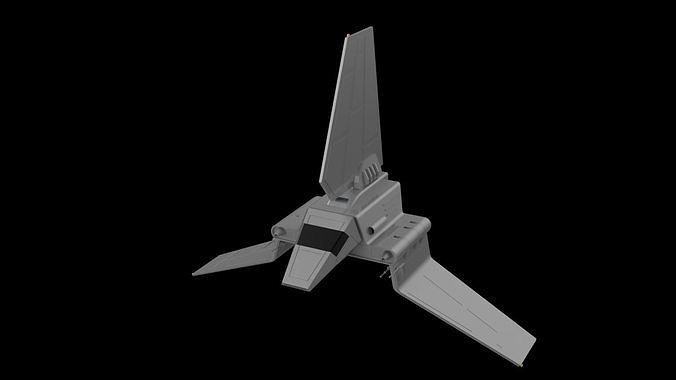 Imperial Shuttle - Star Wars 3D print model