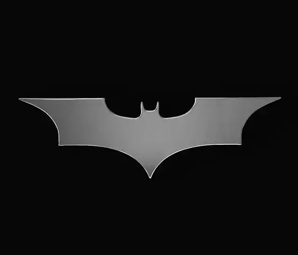 Bat Sticker 3D model