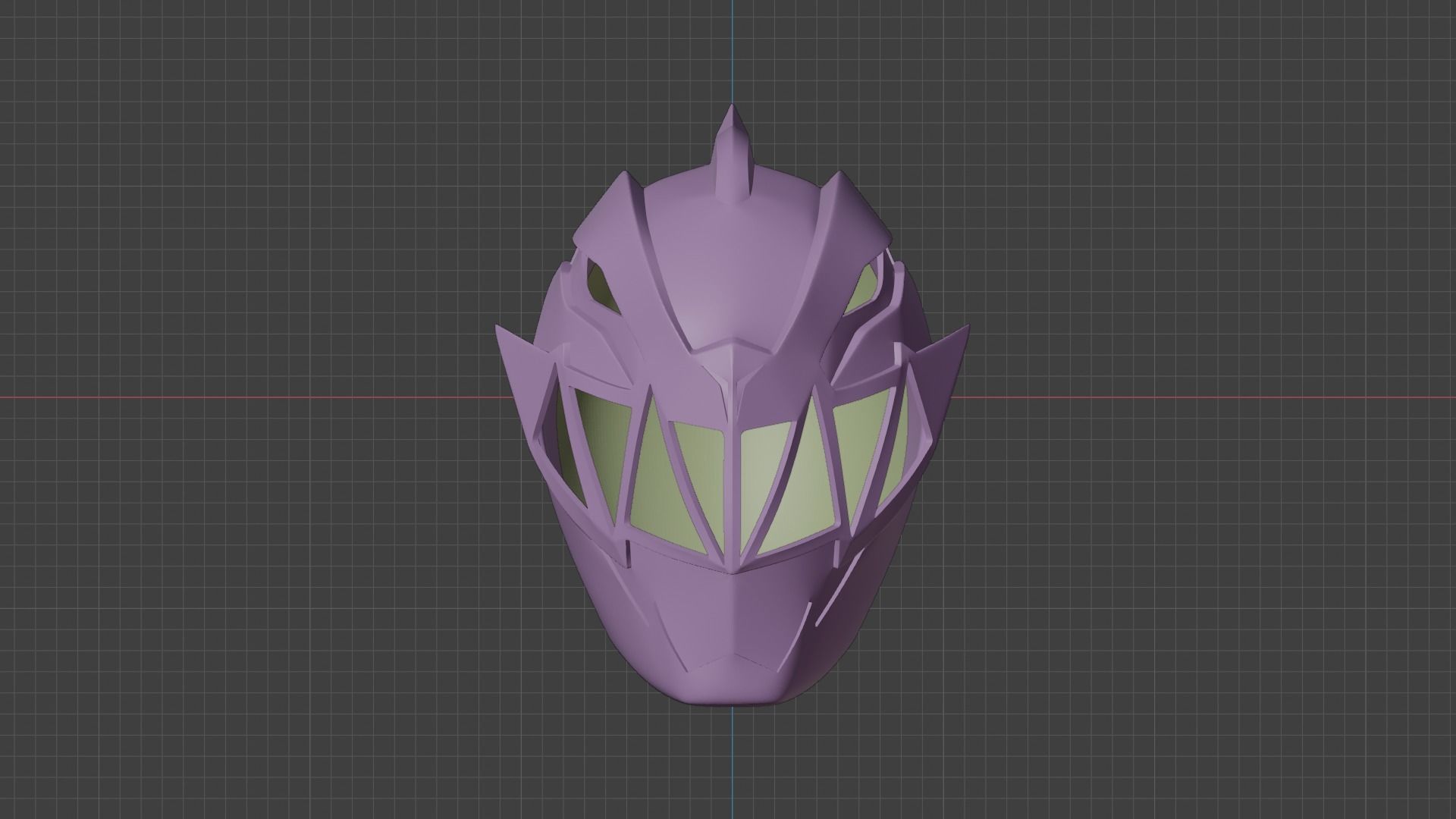 Power Rangers Inspired Dino Fury Red Ranger Helmet 3D print model_3