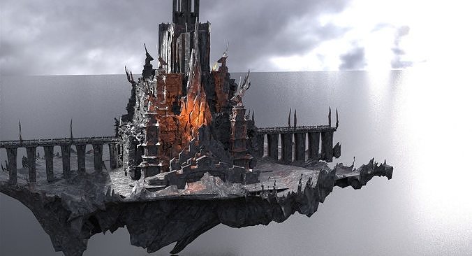 Atlas Mountain Towers 3D model