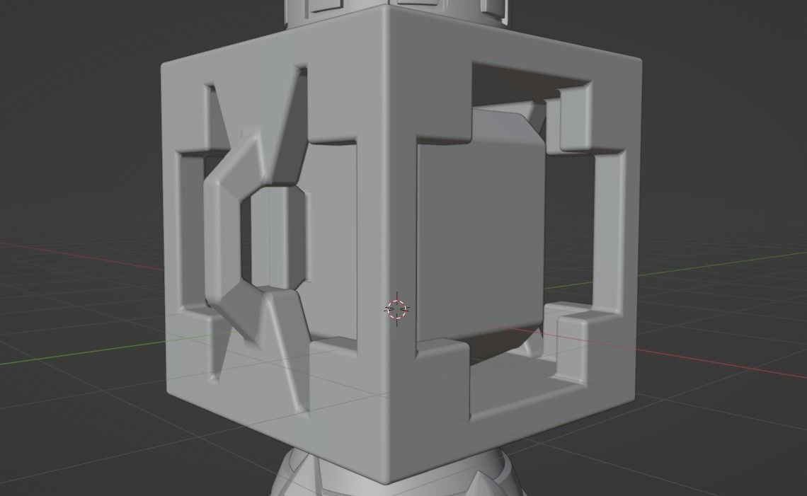 Gnosis of Zhongli Genshin Impact -- Geo Gnosis -- 3D Print Ready 3D print model_11