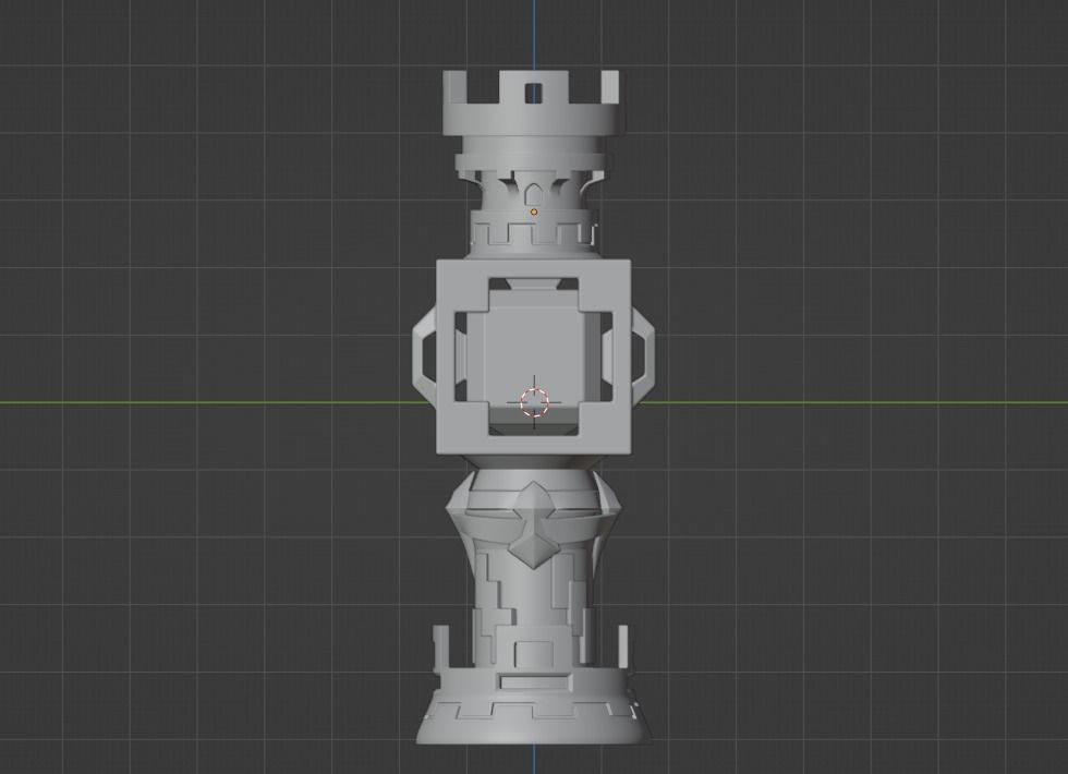 Gnosis of Zhongli Genshin Impact -- Geo Gnosis -- 3D Print Ready 3D print model_7