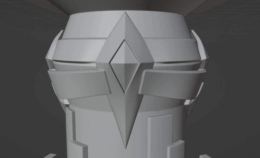 Gnosis of Zhongli Genshin Impact -- Geo Gnosis -- 3D Print Ready 3D print model_13