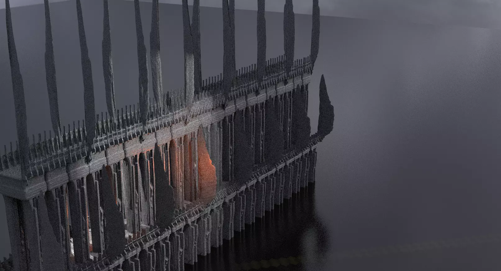 Mordor Bridge 3D model