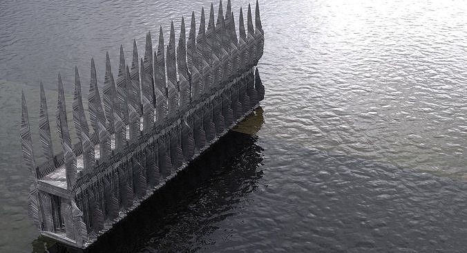 Mordor Style bridge 2 3D model