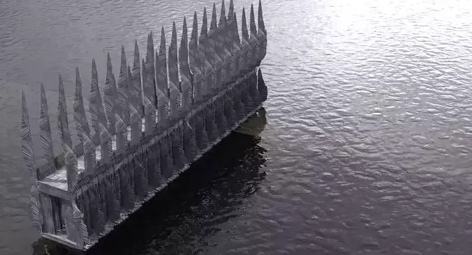 Mordor Style bridge 2 3D model