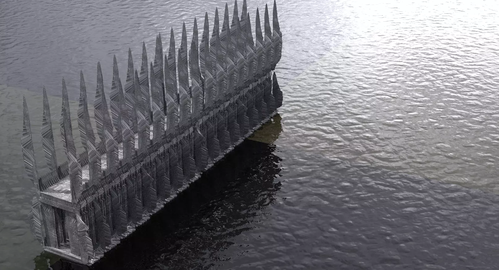Mordor Style bridge 2 3D model