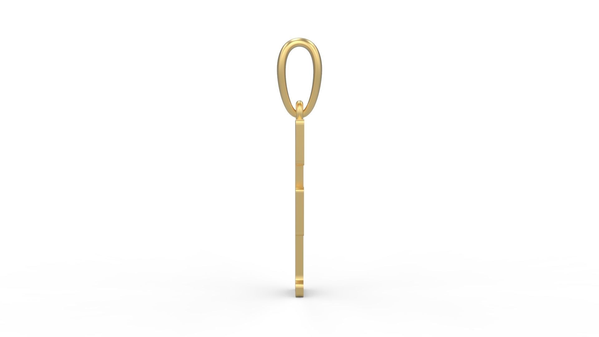 Initial Letters Pendant Gloucester F 3D print model_2