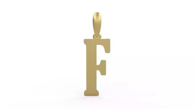 Initial Letters Pendant Gloucester F