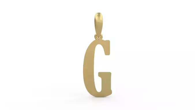 Initial Letters Pendant Gloucester G