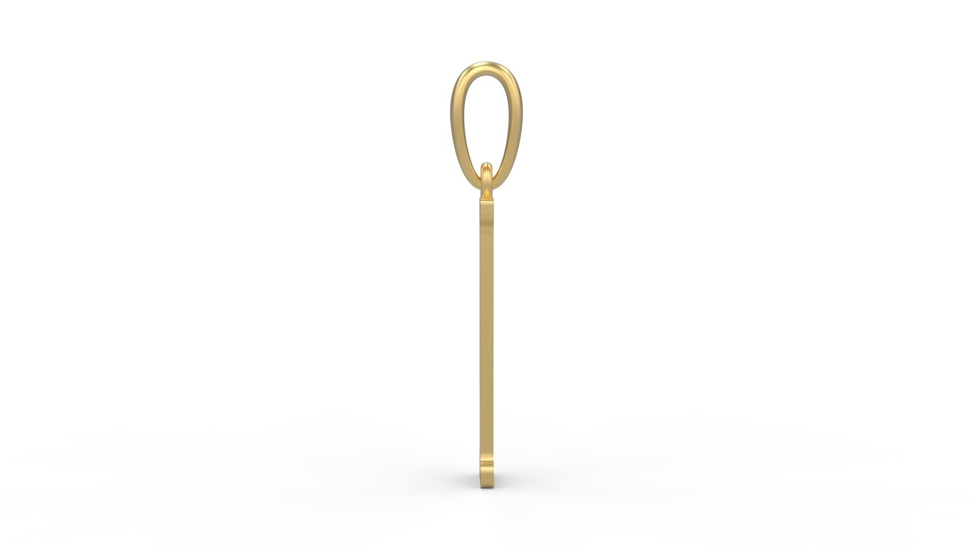 Initial Letters Pendant Gloucester I 3D print model_2