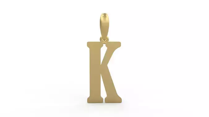 Initial Letters Pendant Gloucester K