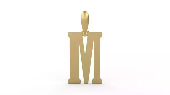 Initial Letters Pendant Gloucester M