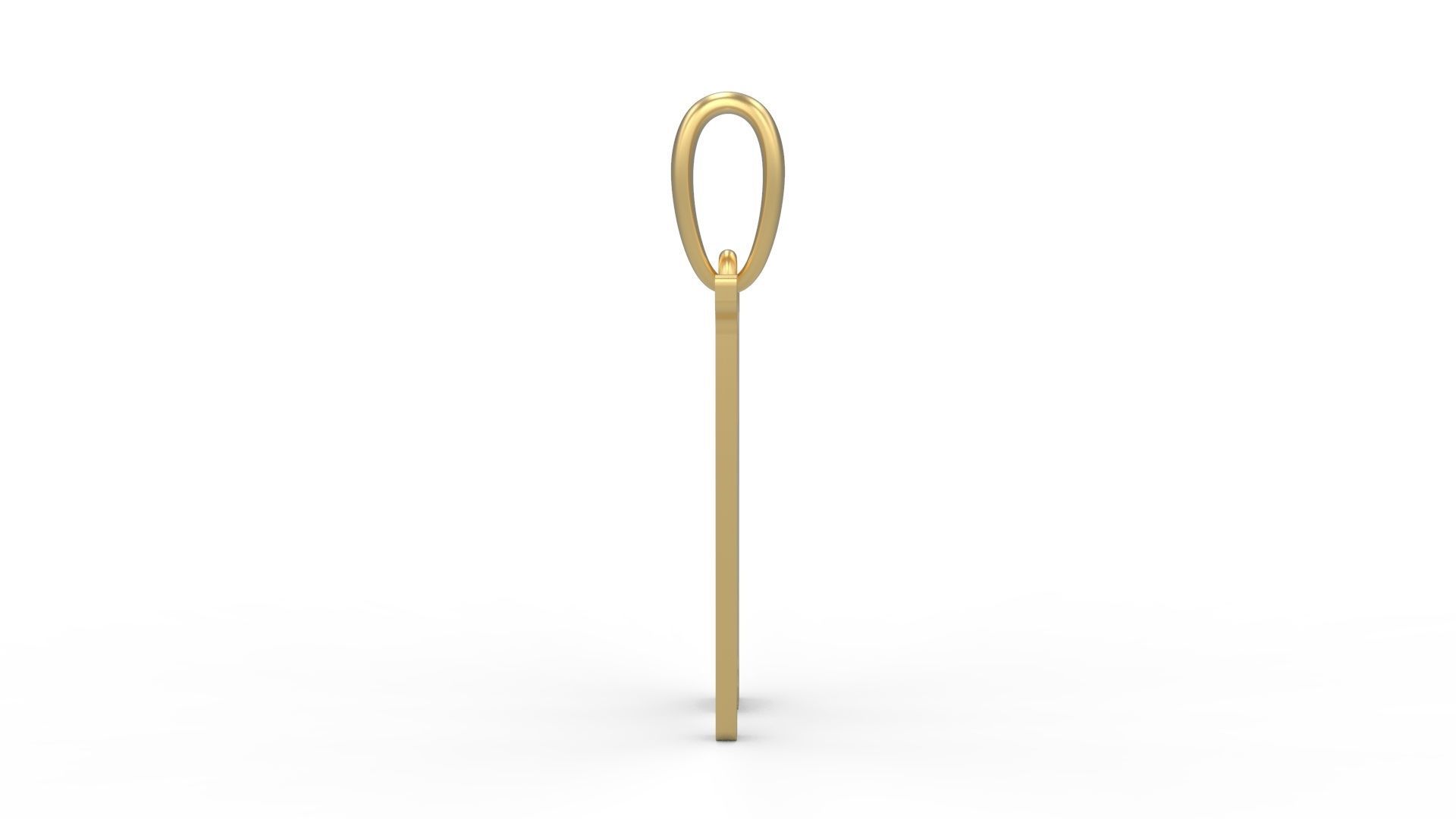 Initial Letters Pendant Gloucester N 3D print model_2