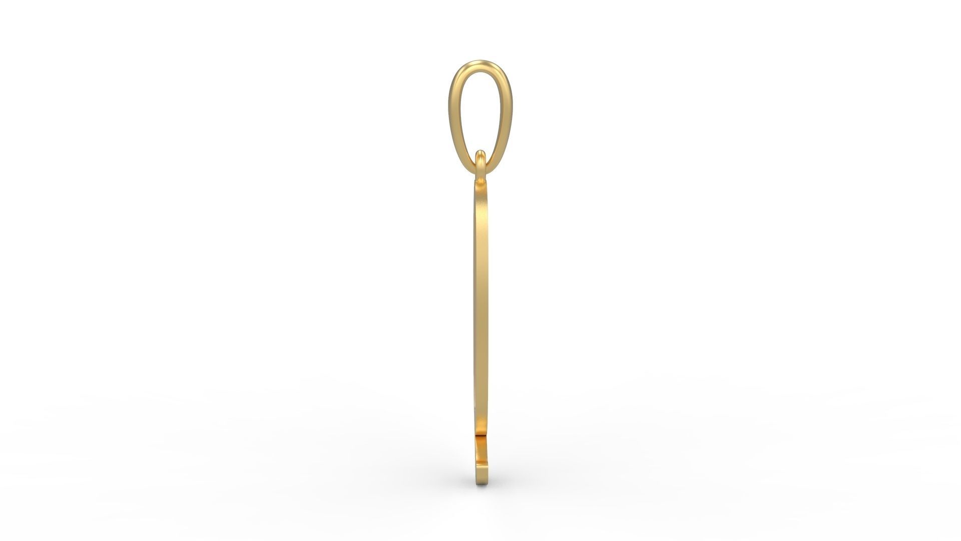 Initial Letters Pendant Gloucester Q 3D print model_2