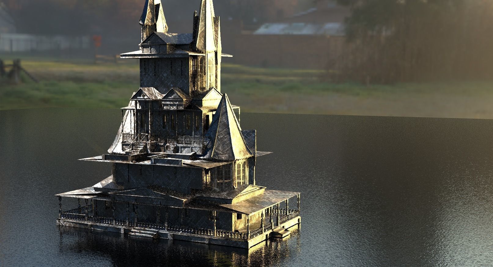 Witches Haunted Manor 3D model_1