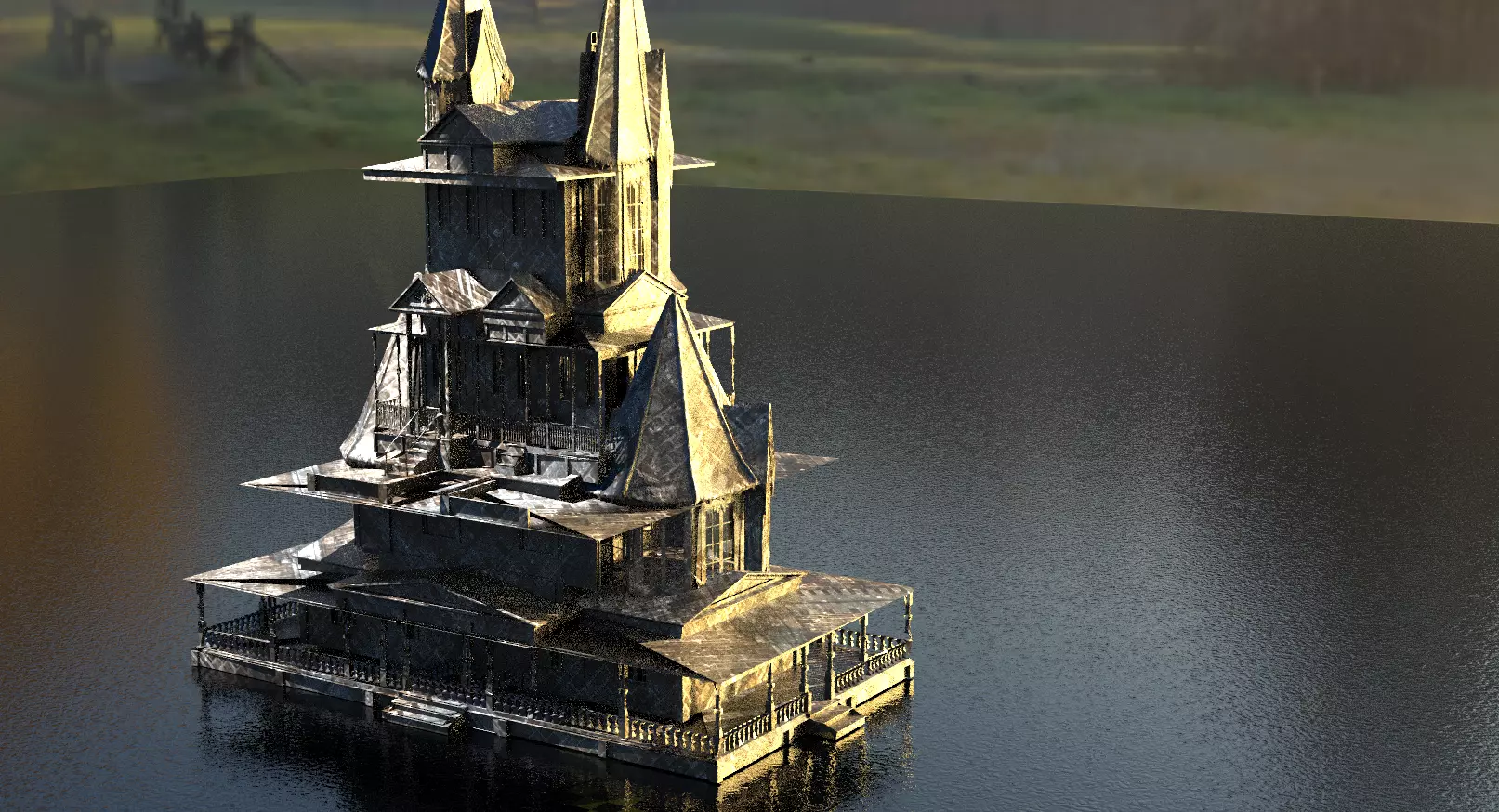 Witches Haunted Manor 3D model_0