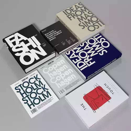 BOOKS FASHION LOST IN PURE NORTH MASSIMO OSTI THE TOUCH