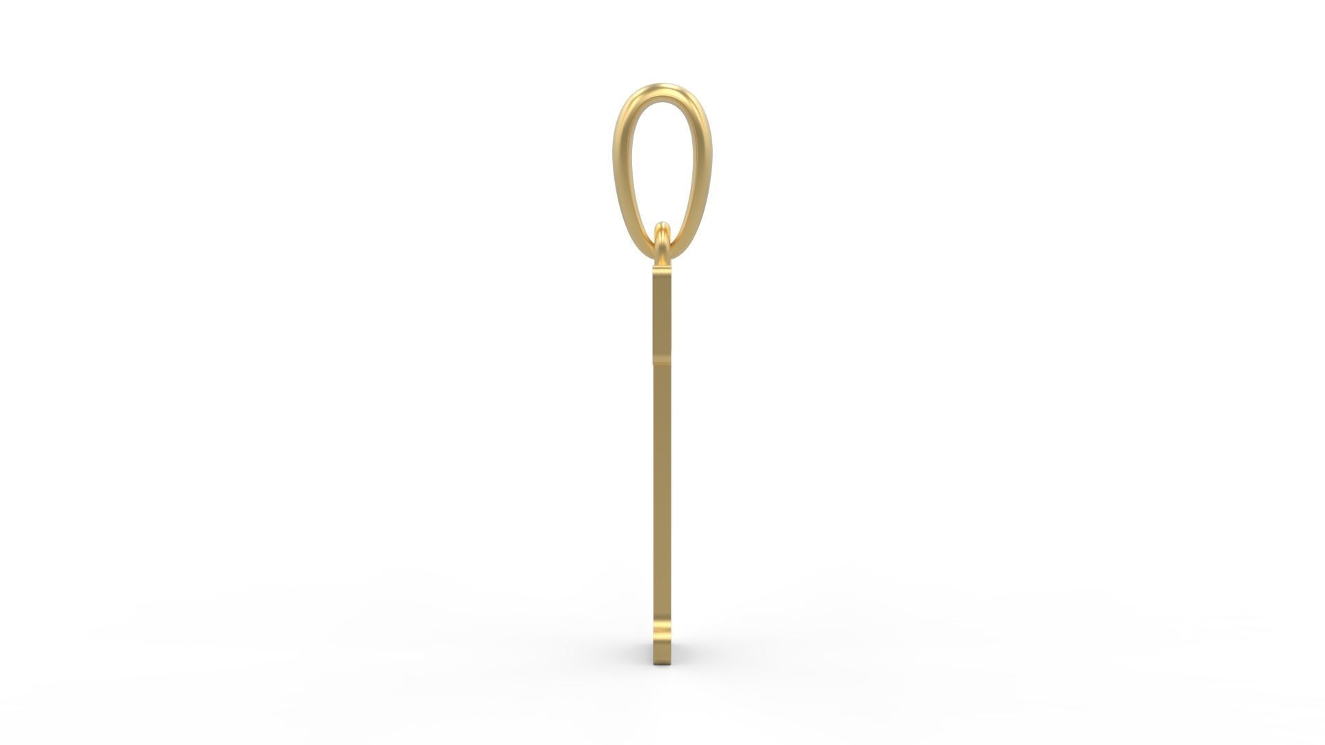 Initial Letters Pendant Gloucester T 3D print model_2