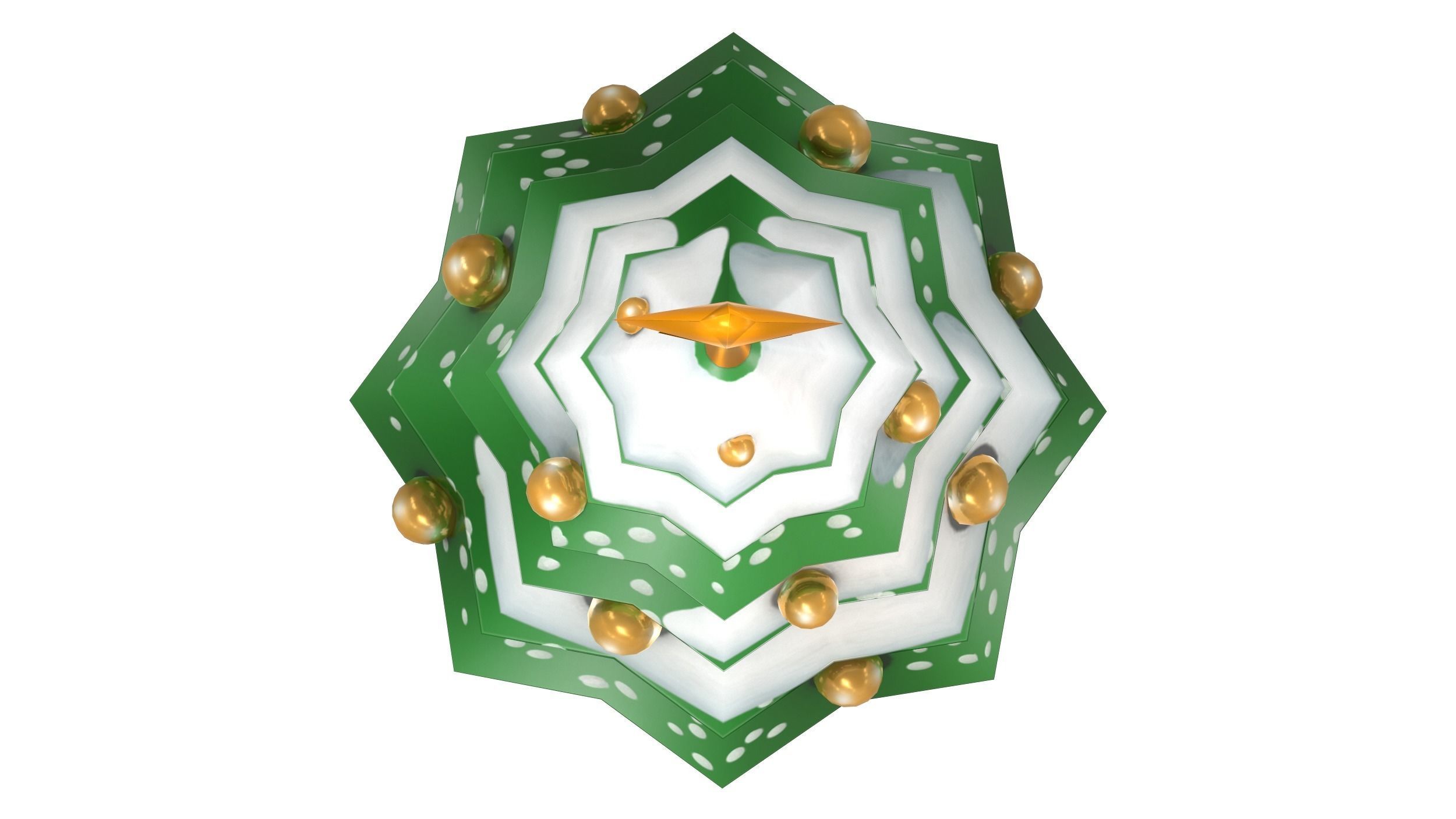 Stylized Xmas Tree V1 Low-poly 3D model_3