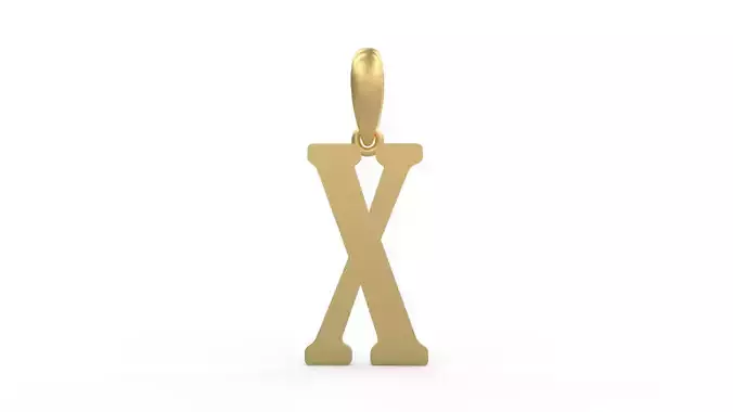 Initial Letters Pendant Gloucester X