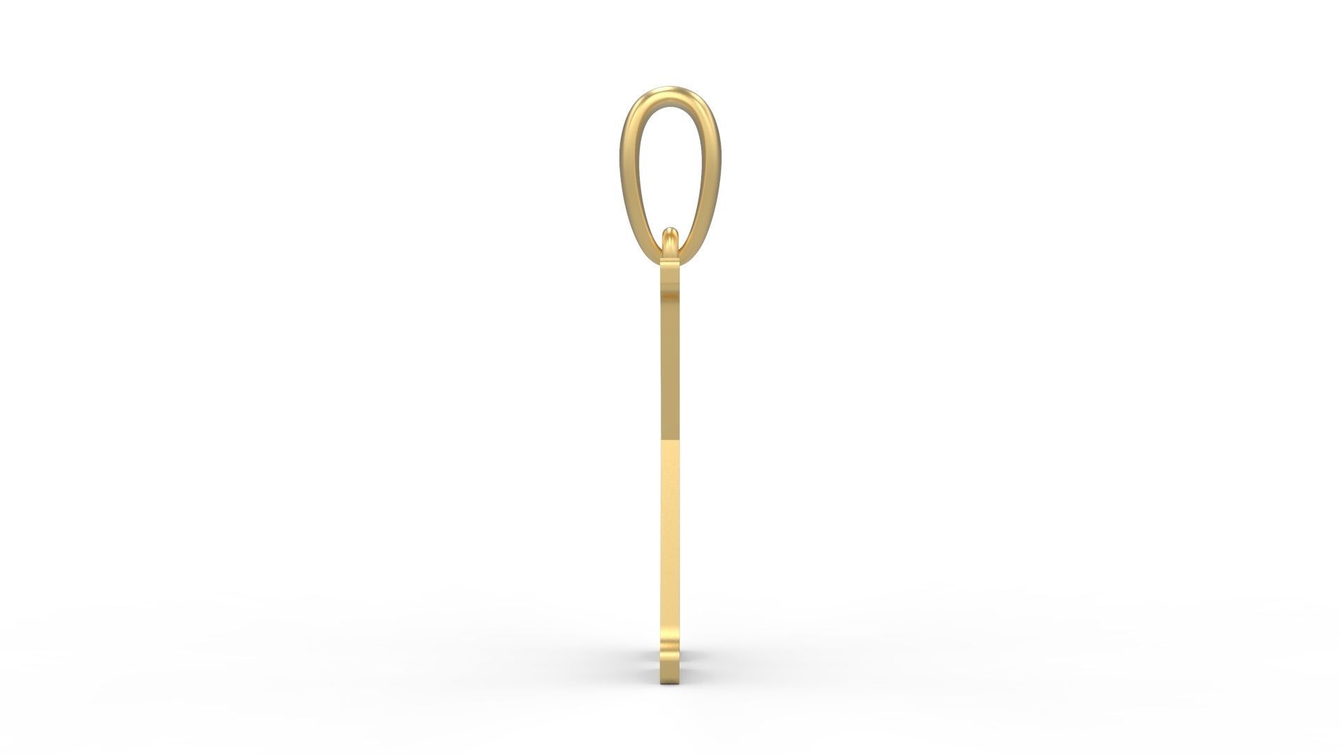 Initial Letters Pendant Gloucester X 3D print model_2