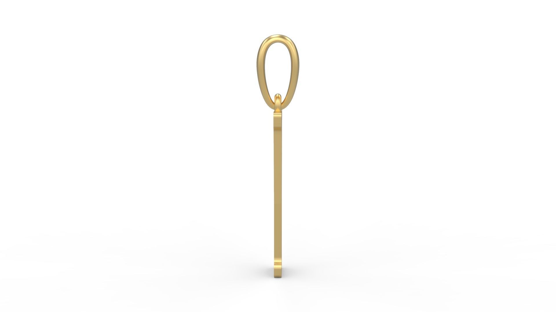 Initial Letters Pendant Gloucester Y 3D print model_2