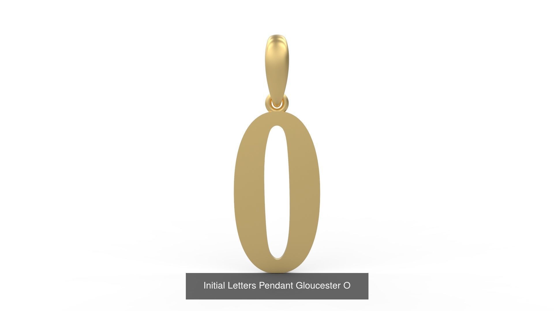Initial Letters Pendant Alphabets Gloucester 3D Model Collection_17