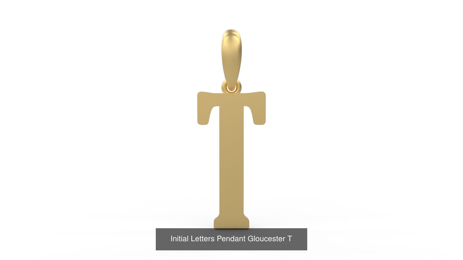 Initial Letters Pendant Alphabets Gloucester 3D Model Collection_22