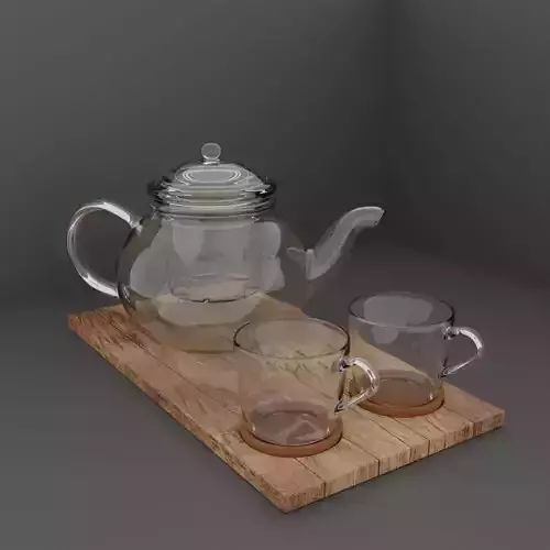 Mini Glass Teapot Serving Set