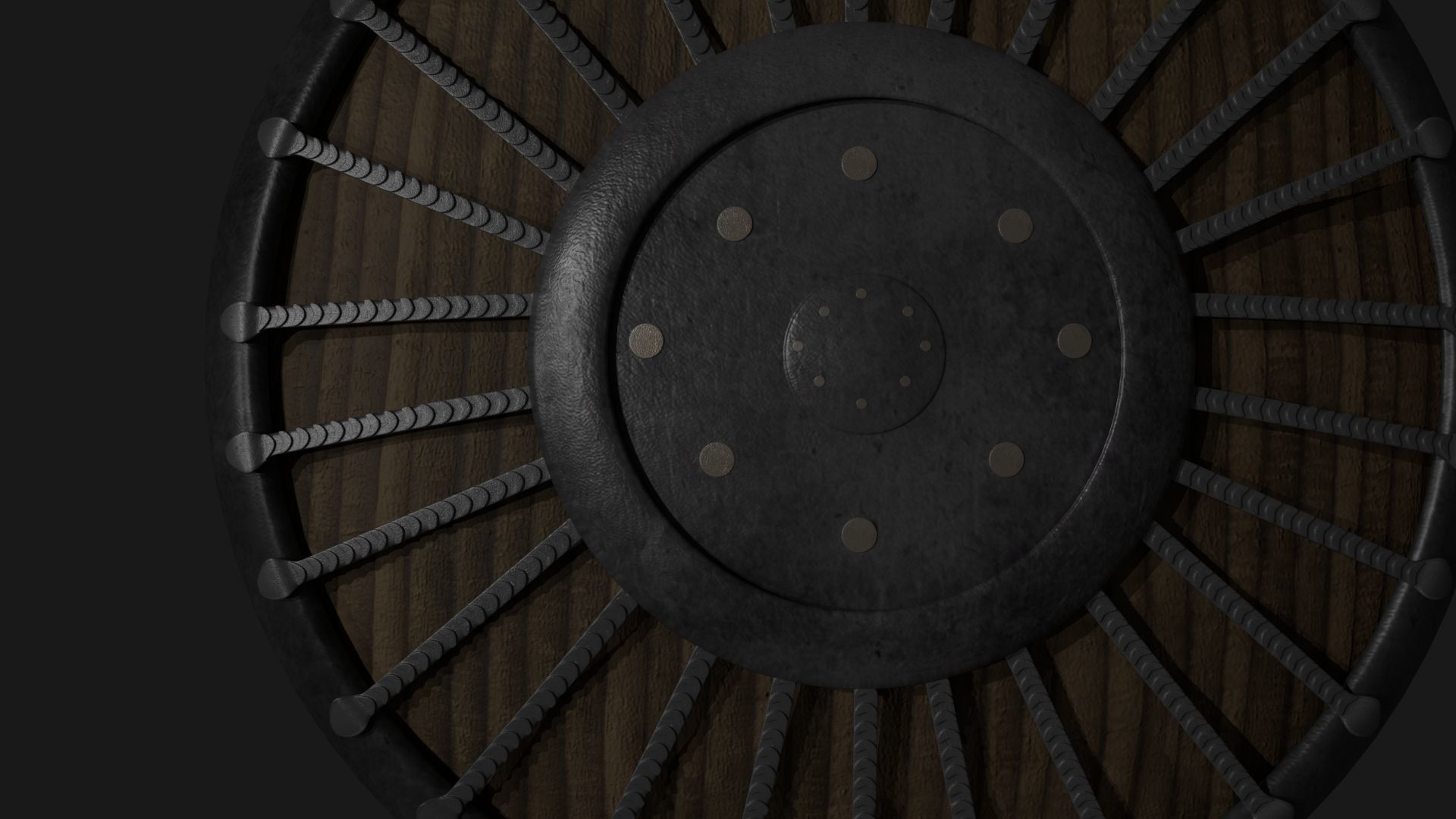 Shield Model 3D model_1