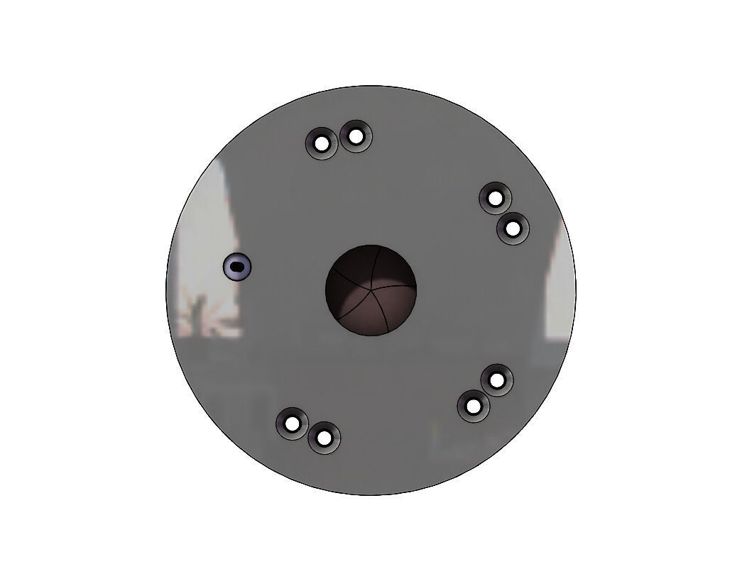 3D Printable Mechanical Iris-3DP5BLROD10A Free 3D print model_9