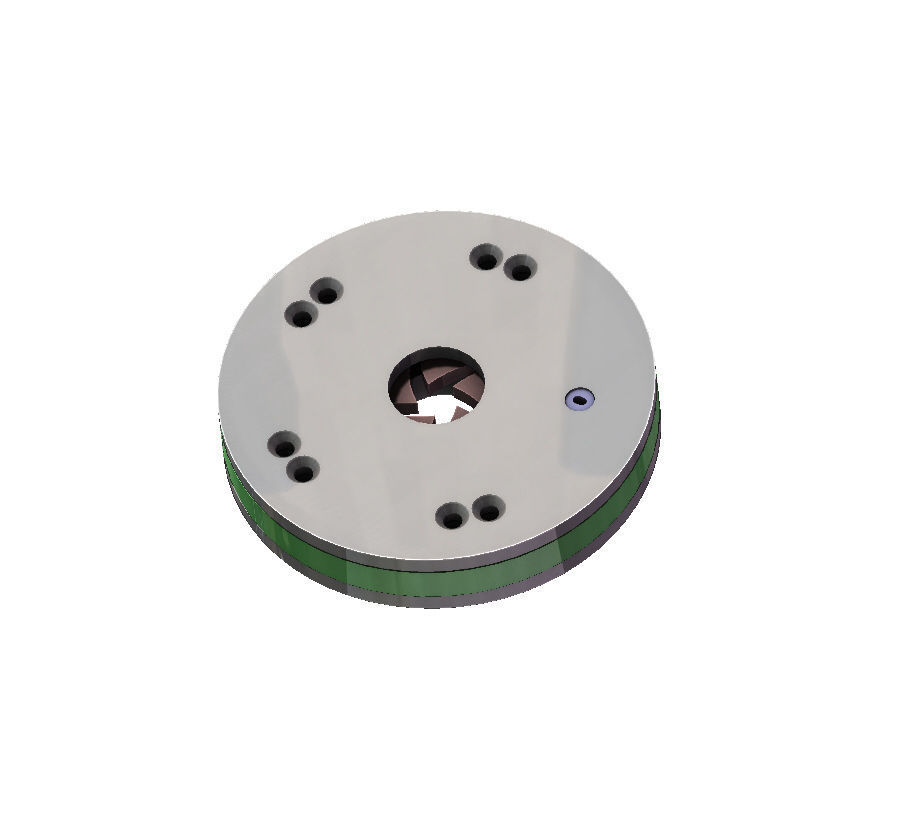 3D Printable Mechanical Iris-3DP5BLROD10A Free 3D print model_6