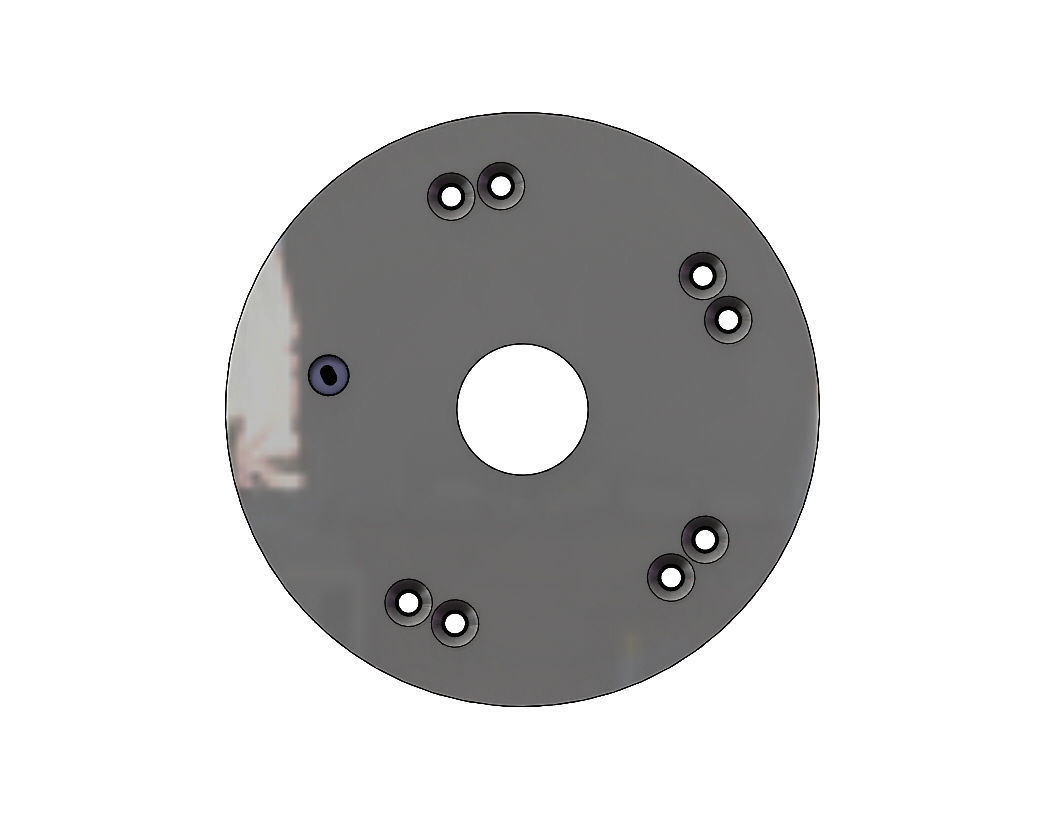 3D Printable Mechanical Iris-3DP5BLROD10A Free 3D print model_8