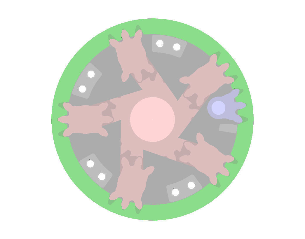 3D Printable Mechanical Iris-3DP5BLROD10A Free 3D print model_3