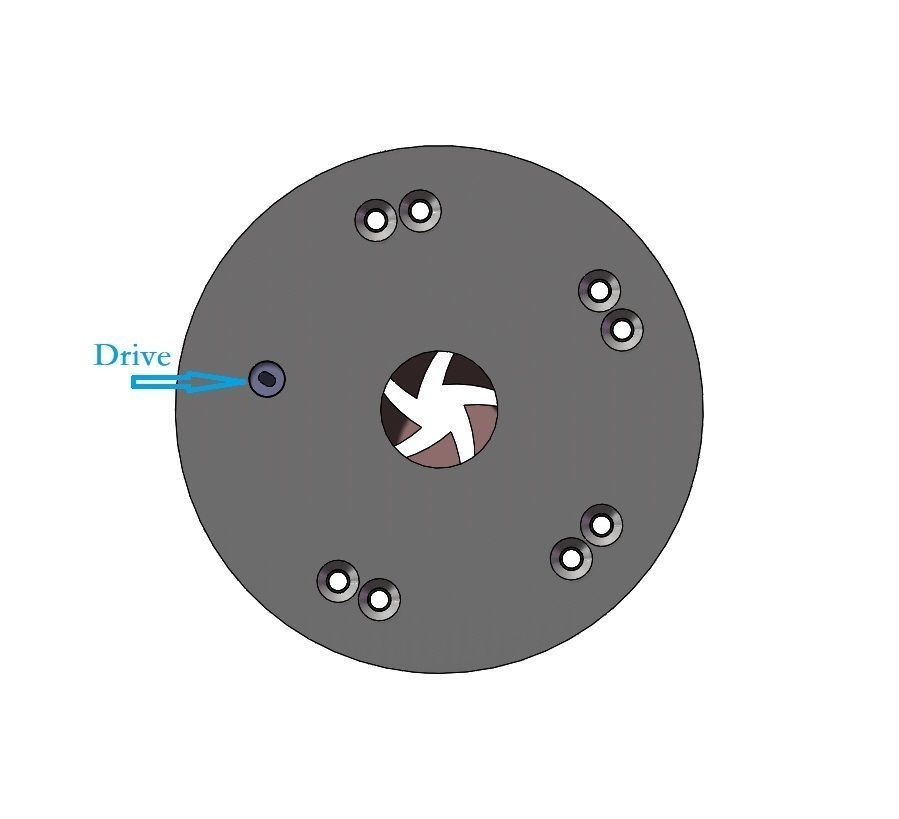 3D Printable Mechanical Iris-3DP5BLROD10A Free 3D print model_5
