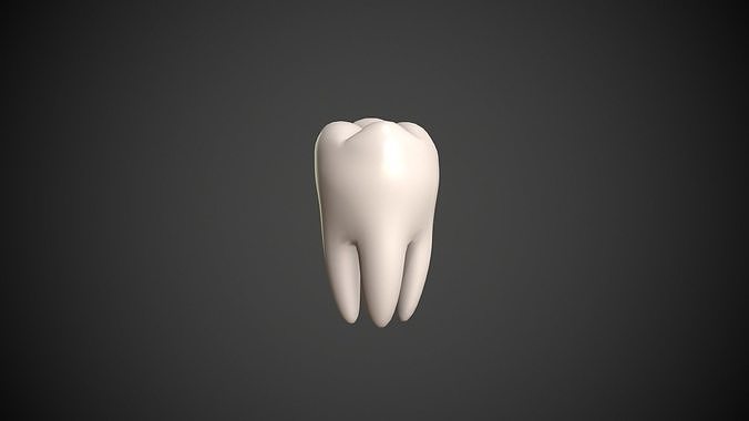 Tooth Low-poly 3D model