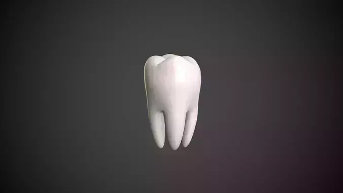 Tooth Low-poly 3D model