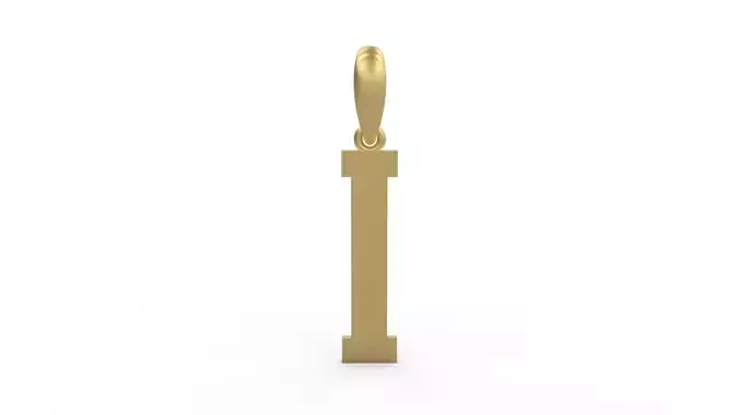 Initial Letters Pendant Gravtrac I 3D print model