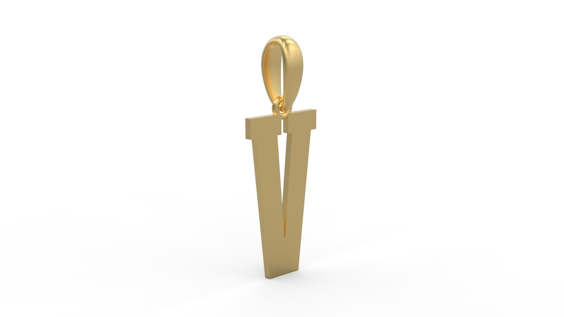 Initial Letters Pendant Gravtrac V 3D print model_3