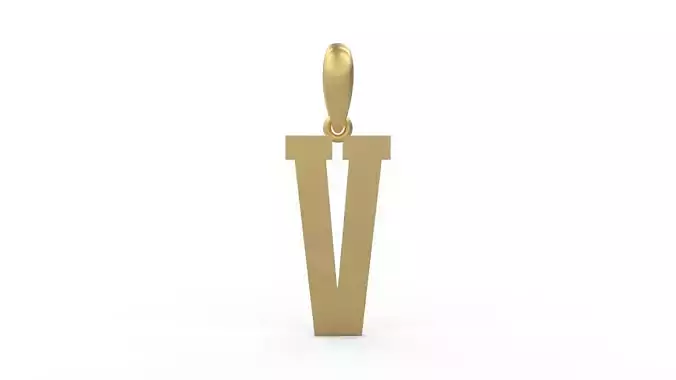 Initial Letters Pendant Gravtrac V