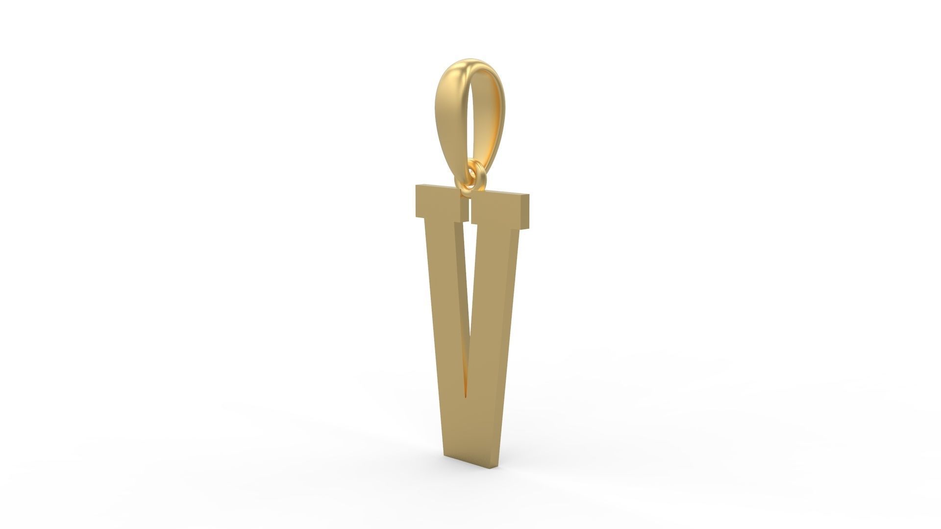 Initial Letters Pendant Gravtrac V 3D print model_1