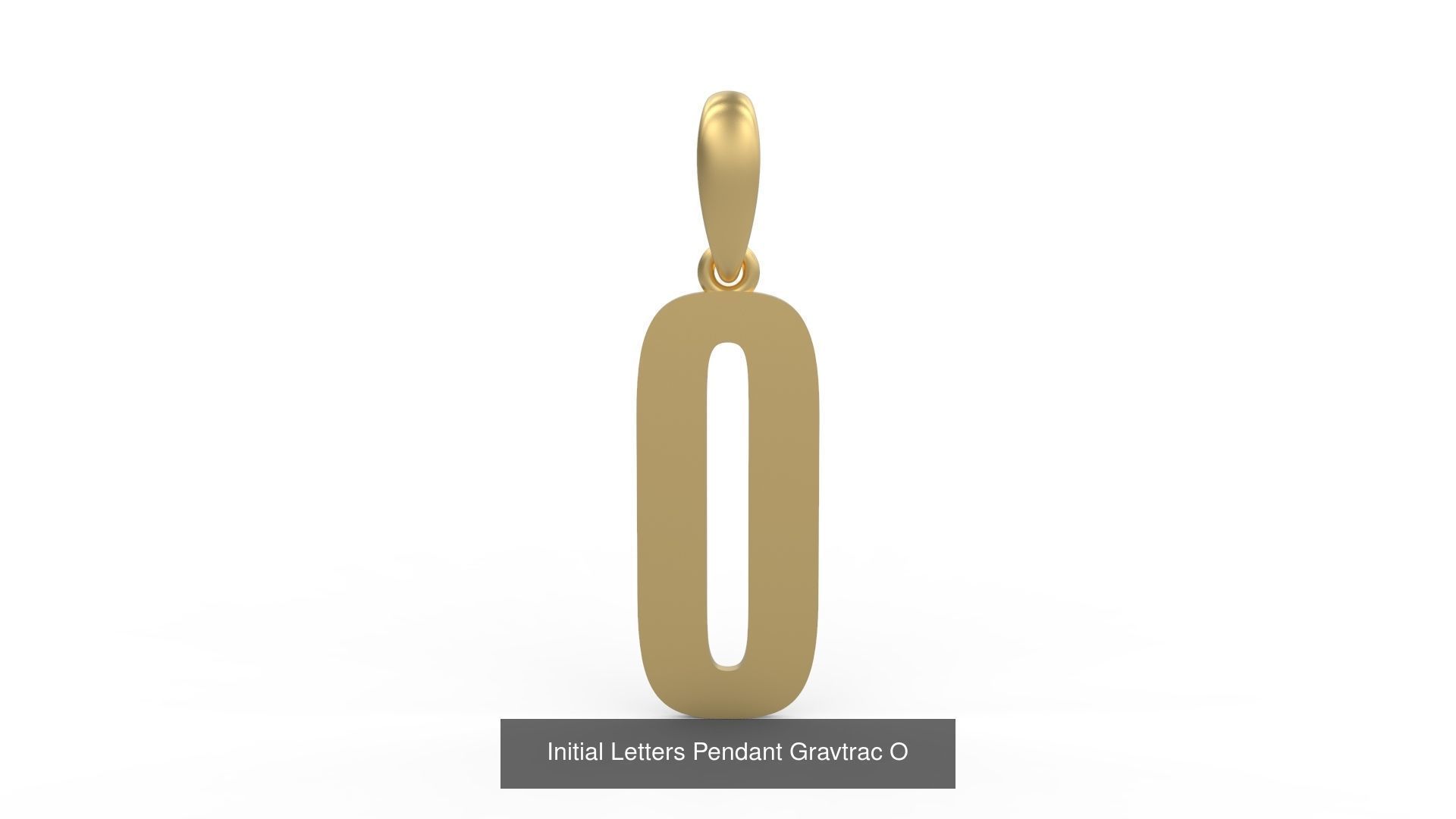 Initial Letters Pendant Alphabets Gravtrac 3D Model Collection_17