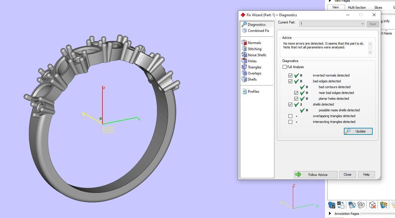 Women Ring 04 3D print model_5